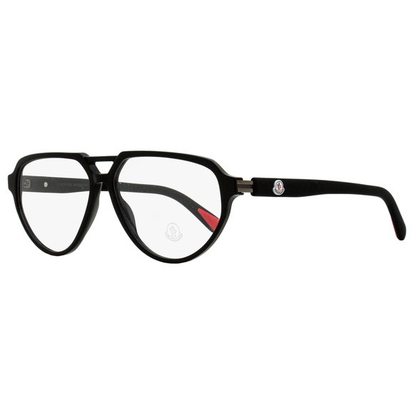 Moncler Pilot Eyeglasses ML5162 001 Black 57mm - Picture 1 of 3